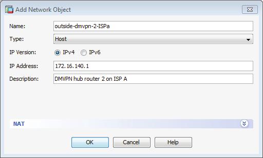First, to simplify the configuration of the security policy, you create the External DMZ network objects that are used in the firewall policies.