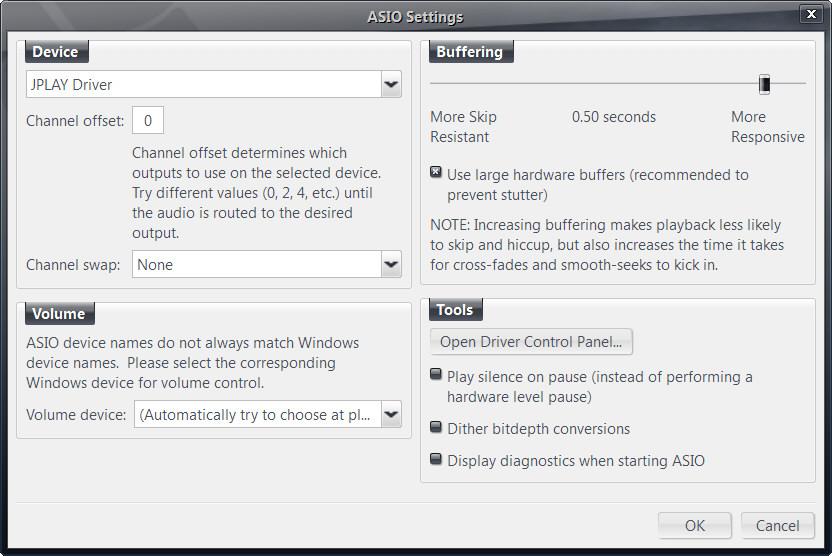 Click on 'Output Mode settings.