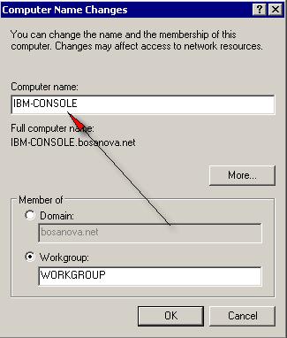 Figure 3 Enter the desired Computer Name and