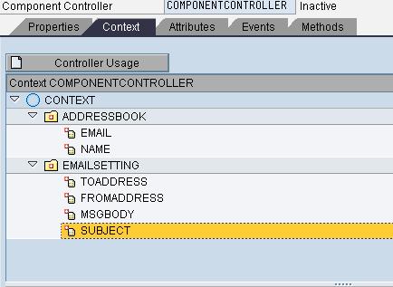 Create Node EMailSetting of Cardinality 1.