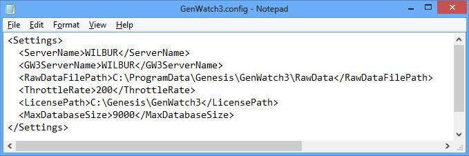 Changing the Raw Data File Directory Changing the GW3-TRBO raw data directory is usually a bad idea. Support personnel will find it convenient if these files are always in the same place.