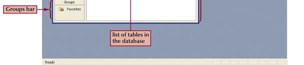 Datasheet view, which shows the table's data as a collection of rows and columns