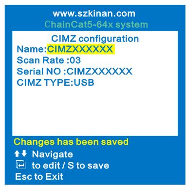 After successfully changed the name, a Changes has been saved indication will pop up. 3-2.6 edit port name error 3-2.