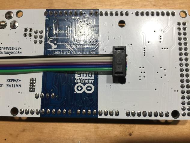 If you don t want to desolder the SPI connector, you can simply
