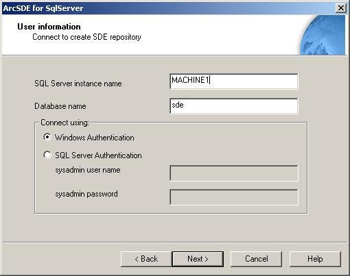 ArcSDE authorization Each machine on which the ArcSDE component of ArcGIS Server Enterprise is installed requires a unique authorization file.