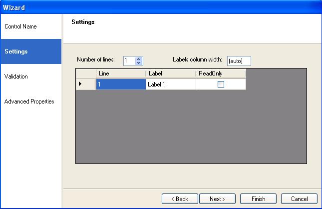 EDIT CONTROL The Edit web control is a text box that can accommodate numerical, currency, text or alphanumeric input.