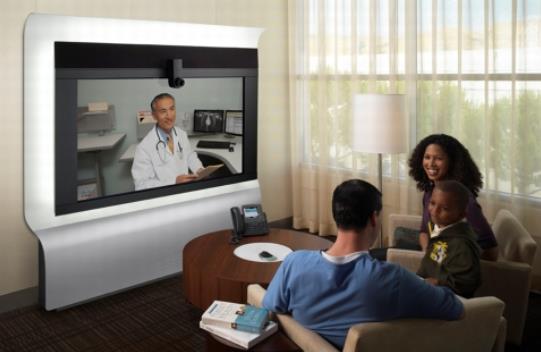 Cisco TelePresence System 1100 Supports one or two people sitting around the conference table