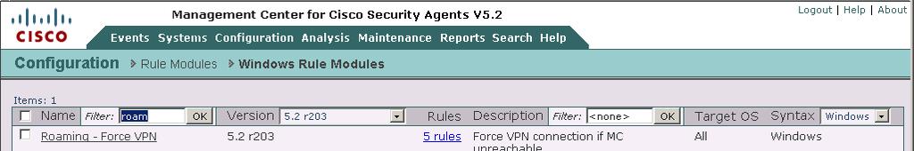 CSA Force VPN When Roaming
