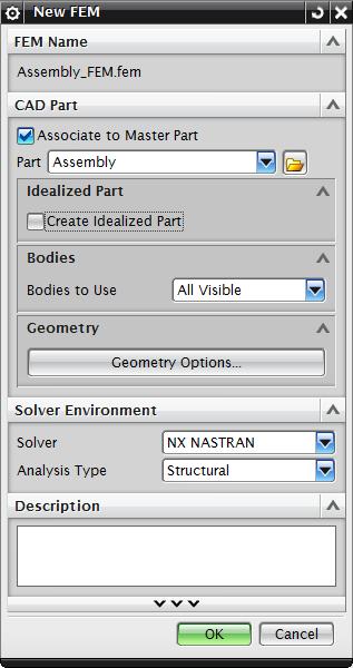 Now, the modelling of the geometry is completed. 2.2 Meshing After defining the geometry, the NX environment has to be changed to the Advanced Simulation module. Click Start Advanced Simulation.