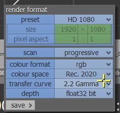 With source color processing the behaviour will be as before with the MLTFX render format only invoked with a DVE, combine or mix pixel aspect ratio transition.