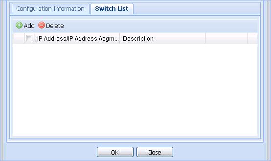 The Saving configuration information succeeded dialog box is displayed. 6. Click OK.
