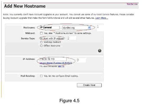 2) Choose Host with IP address Click Use