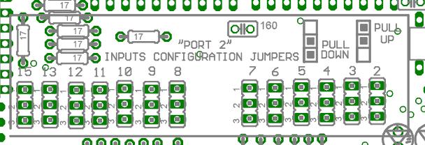 Fig. 5 Jumper for Port 2 inputs.
