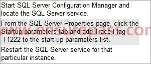 QUESTION 86 DRAG AND DROP You administer a Microsoft SQL Server database. Service accounts for SQL Agent are configured to use a local user.
