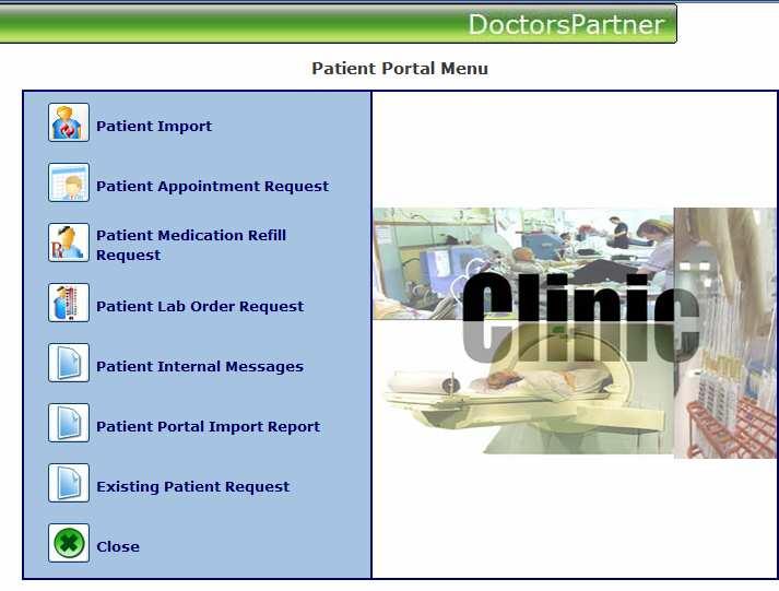 Patient Portal Here you have the option of viewing each screen individually Patient Portal Workbench The workbench