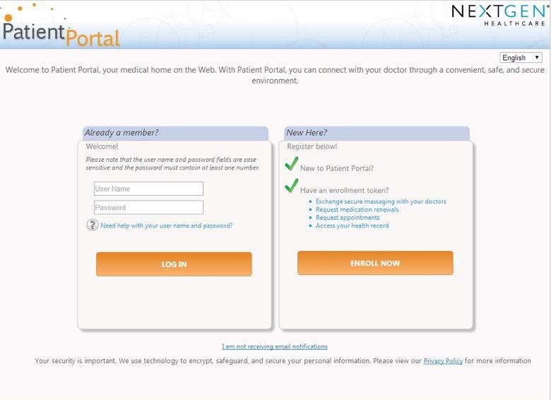 How to Self-enroll in the Portal Navigate