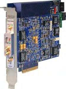Model 78640 1-Ch. 3.6 GHz or 2-Ch. 1.8 GHz, 12-bit, V-6 - x8 Features Ideal radar and software radio interface solution Supports Xilinx Virtex-6 LXT and SXT s One-channel mode with 3.