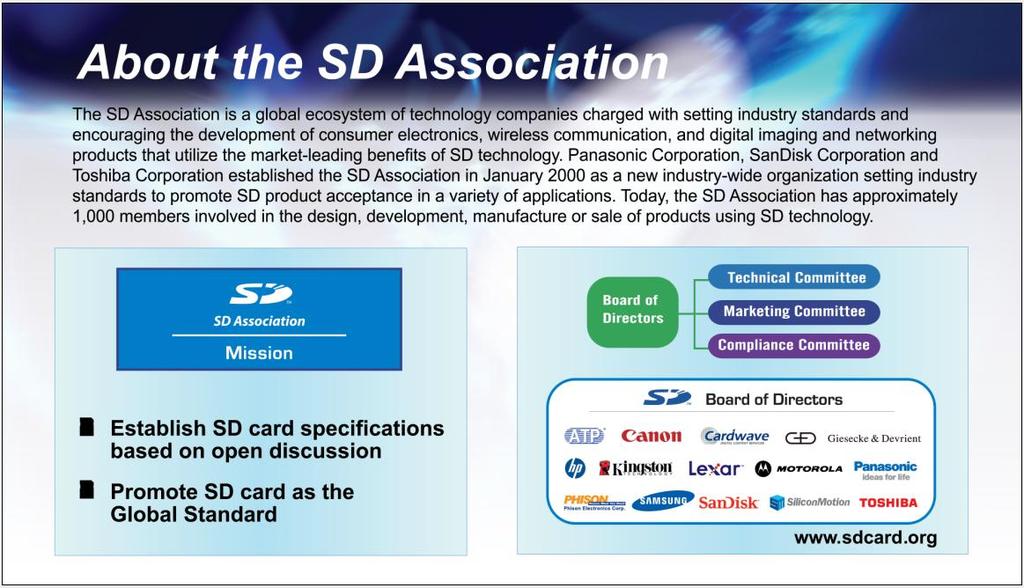 SD Association Note: SD, microsd, SDHC, microsdhc, SDXC,