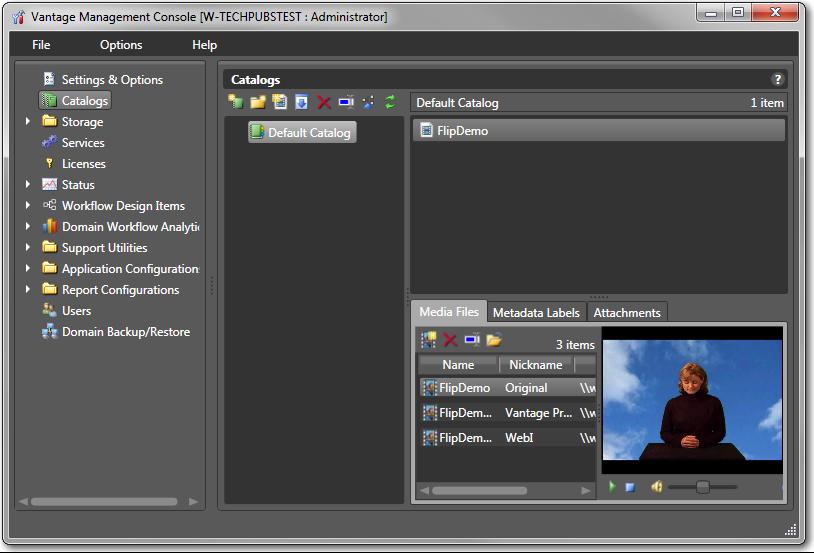 Supporting Workflow Design and Operation Managing Catalogs 213 Figure 47. Catalogs Details Panel Hover over a toolbar button to display a description for the button.