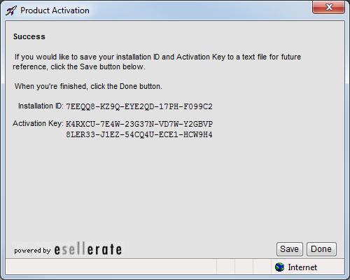Installing and Upgrading Vantage Enabling a Vantage License 83 11. Paste (or manually enter) the activation key and click Activate (sample shown this is not a valid activation key).