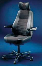 ACCESSORIES Control Station Chair, Controller - For 24-hour use in control and monitoring centres, operations control consoles or air traffic control towers - Wide ergonomically formed upholstery -