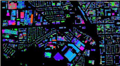 2008) is also adopted in this research. The goal of the research by (Heldens et al., 2008) is to identify urban surface materials in Munich from HyMap data.