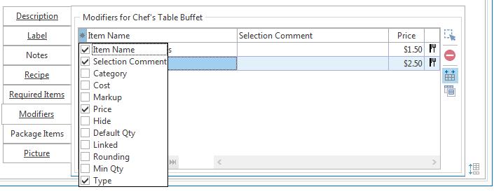 Unit 3: Using the Menu Manager Tabs zontally. 3. [Optional] Hold your left mouse button down on a column heading in the list and drag up and down to reposition that column in the grid.