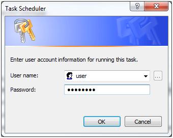 If you have a different operating system, consult your Microsoft documentation for information on the Task Scheduler. 1.
