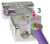 a switch that is used to activate a terminating resistor. Attention!