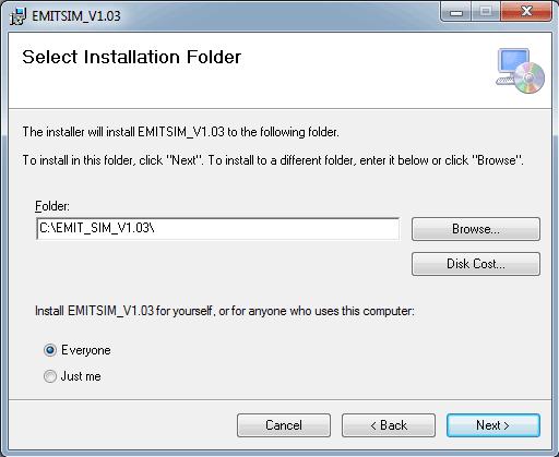 Select the installation