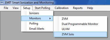 Zero Volt Monitor Solo The following EMIT monitors are compatible with EMIT SIM: Item Description 50576 Zero Volt Monitor Solo, N.