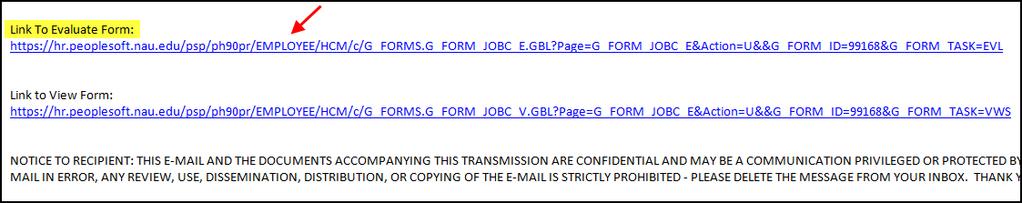 Accessing the Form to Resubmit 1. Email Notification - Once an Approver recycles a form, you will receive an email notification.