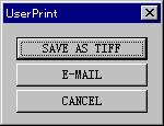 Now, installation is completed. 5. How to use the Internet FAX mail linking program When the Internet FAX mail linking program installation is complete, the "E-MAIL" is added to the TIFF converter.