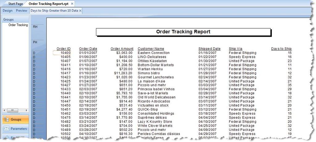 Lesson 9: Report Alerts 9. Select the Days to Ship Greater than 10 Data alert and then the View Records button.