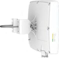 high gain antenna for mid-range links Small size client device for high capacity short distance links Unique client device with a mechanical antenna