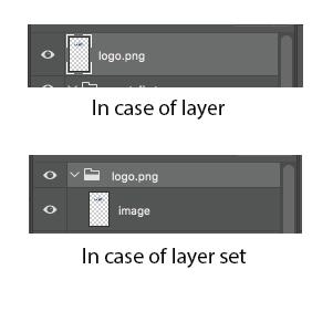 PNG layer The layers name ended with.png will be a UI parts has Image component in Unity. There is no difference between layer and layer set.