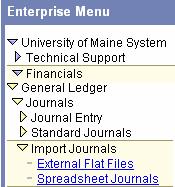 Login to PeopleSoft You must login to your PeopleSoft account to upload and then Import Excel Journal Entries.
