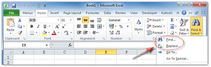 Find and Replace Replace data is an option in Excel by which we can find the specific data and replace it with new data.