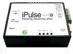 Product Panel Views Top Side IPulse-e Description & Installation 2 DC-In Power Jack Ethernet LAN Port Reset Button Serial I/O Port RS-485/RS-422 Serial I/O Port RS-232 LED Indicators Right Side