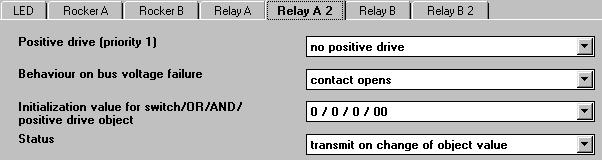 Application program description October 2 2 A2 Actuator-BCU binary 952 Relay mode normally open normally closed This parameter defines the behaviour of the relay.