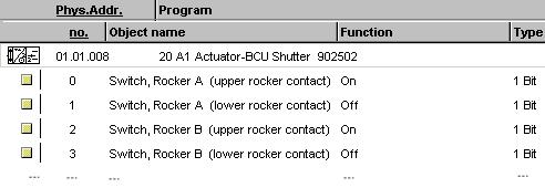 Application program description October 2 2 A Actuator-BCU Shutter 9252 V WARNING When using the shutter switch UP 52/ for roller blind drive mechanisms, the following should be noted when assigning