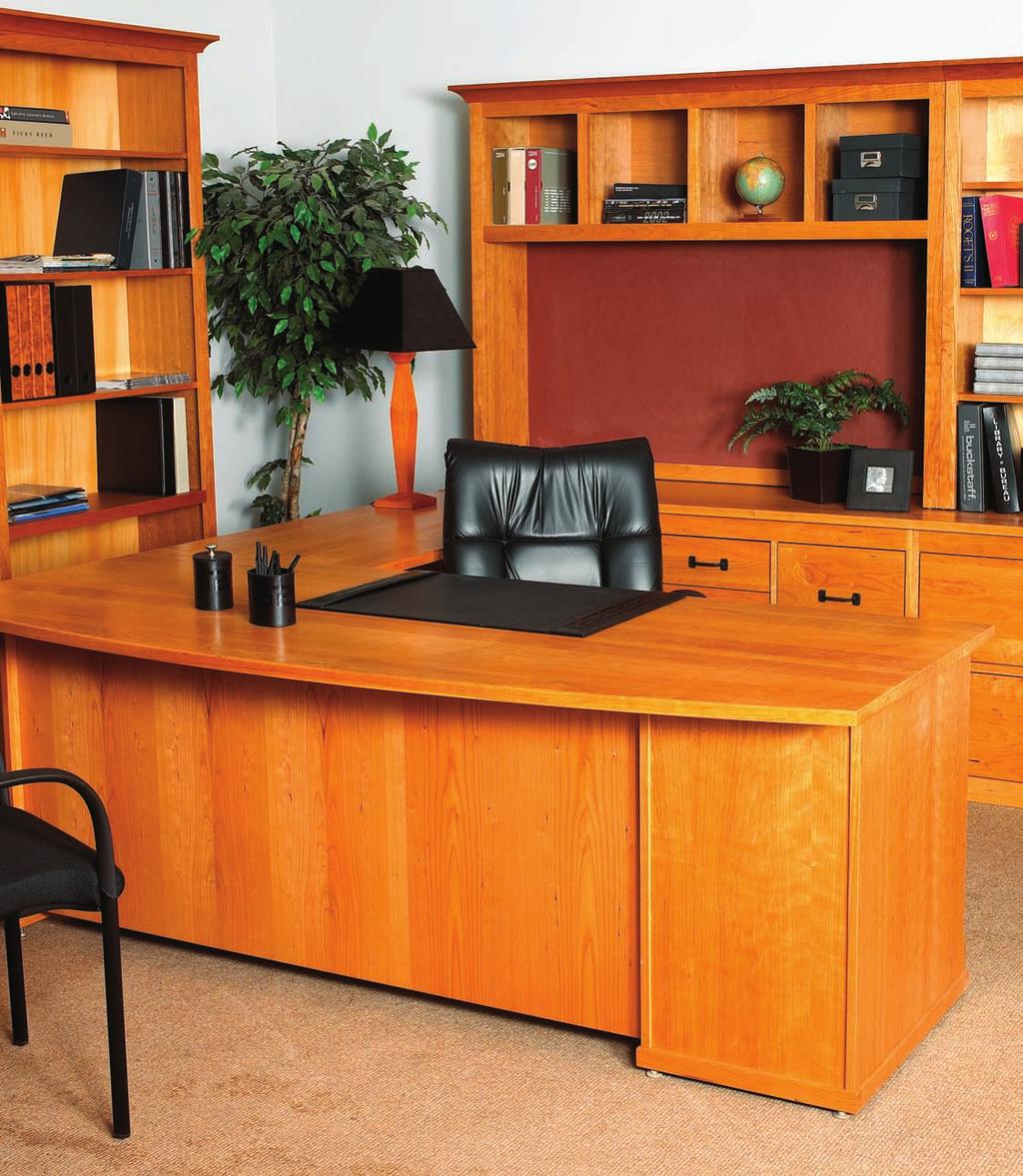 Traditional Office #6 TO6 (00), with Upper Traditional Bookcase BCB2