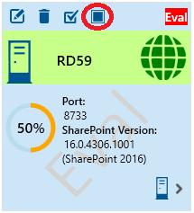 Start and Stop Dockit SharePoint Manager Service right from App Profile page. You may need to provide the user credential with sufficient privilege to perform operation remotely.