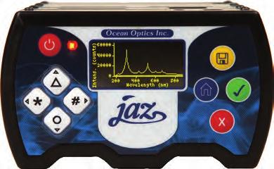 lab, field and anywhere your work takes you. Jaz is unfettered by the limits of traditional optical sensing instrumentation.
