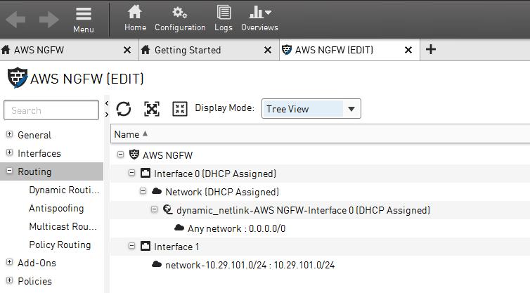 CREATE A NEW SINGLE NGFW Create new single node firewall with dynamic