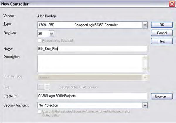 Chapter 6 Configuring the 842 E Encoder Using RSLogix 5000 3.