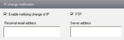 Page 21 changed, a new IP address will be sent to the appointed mailbox automatically; If FTP is selected, when the IP