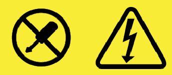 Hazardous voltage, current, and energy levels are present inside any component that has this label attached. There are no serviceable parts inside these components.
