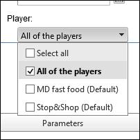 Warning: the Select all option does not include any group that you might create in the future.
