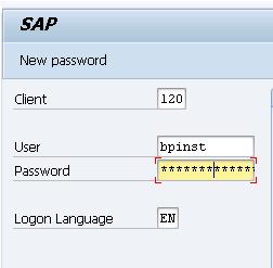 Client: 120 Username: Bpinst Password: Welcome1 Hit